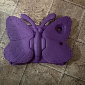 Purple Butterfly Tablet Case